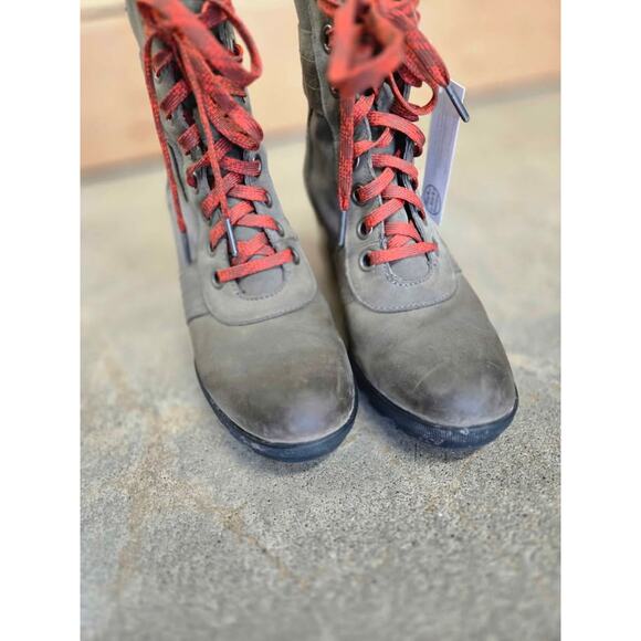 SOREL Women's Lace-Up Wedge Ankle Boots (Size 8) - Picture 5 of 6
